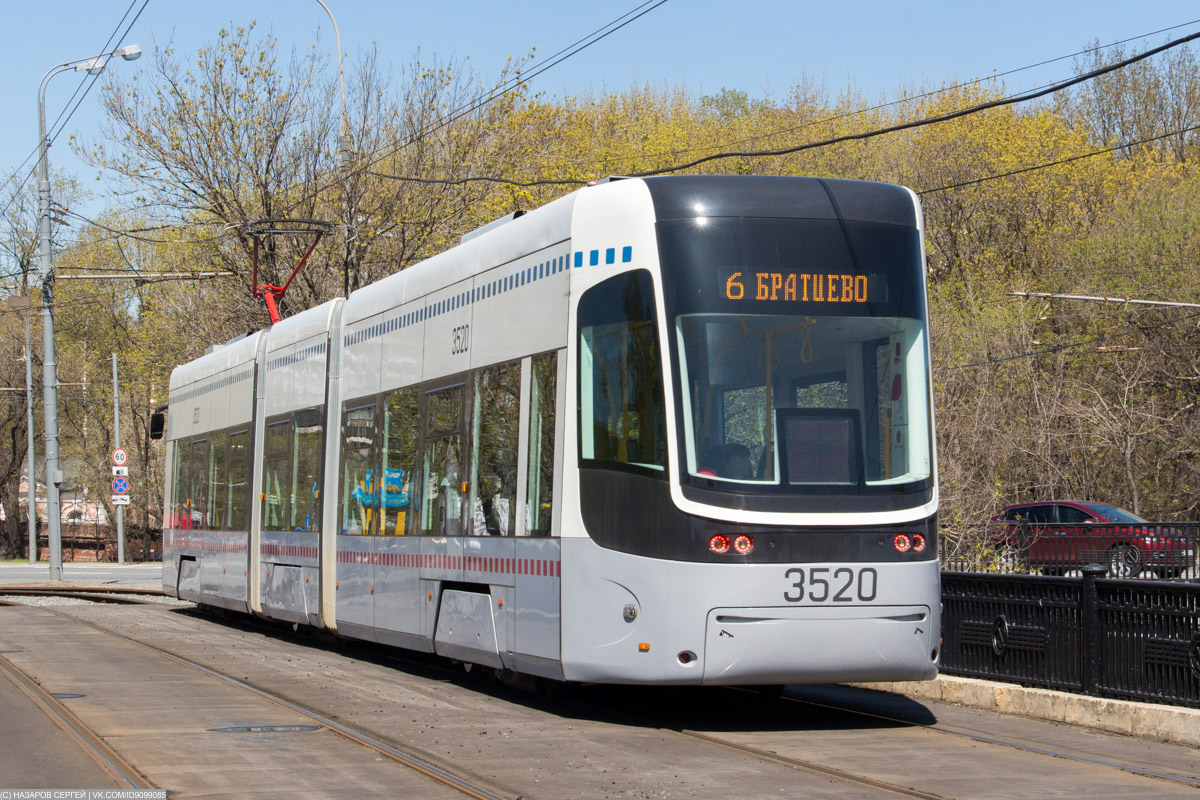 Москва, 71-414 (Pesa Fokstrot) № 3520