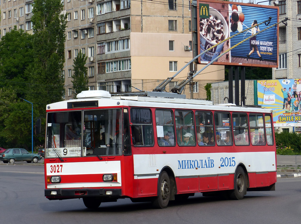 Николаев, Škoda 14Tr10/6 № 3027