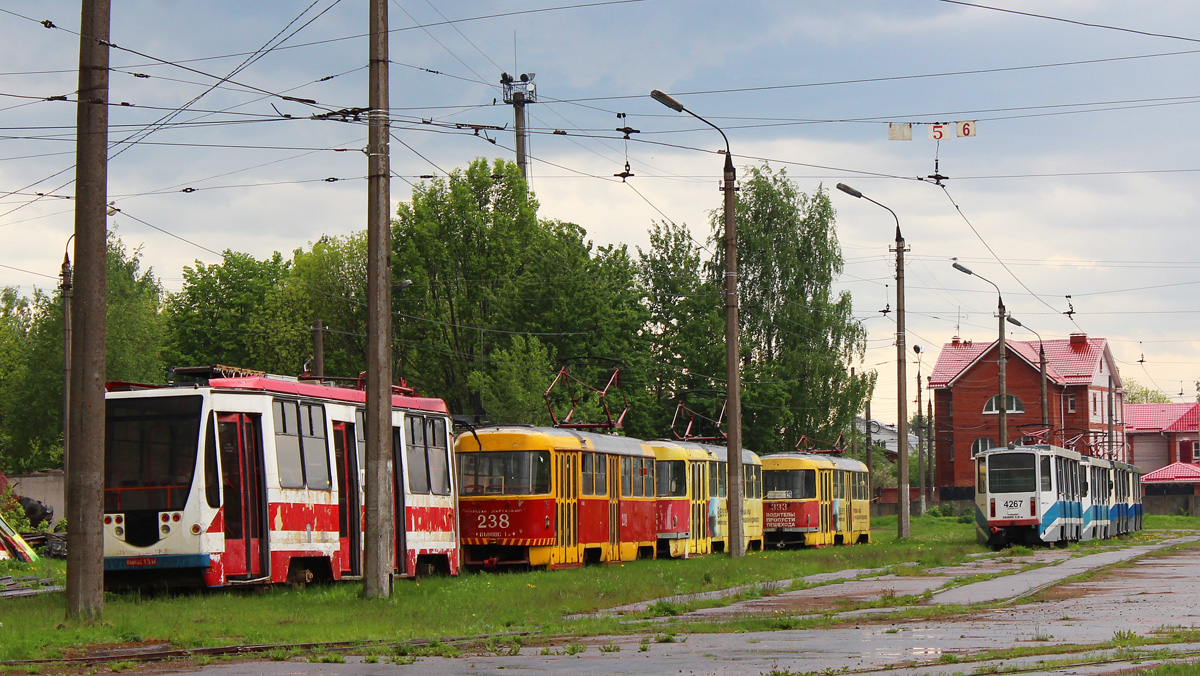 Тверь, 71-134А (ЛМ-99АЭН) № 171; Тверь, Tatra T3SU № 238