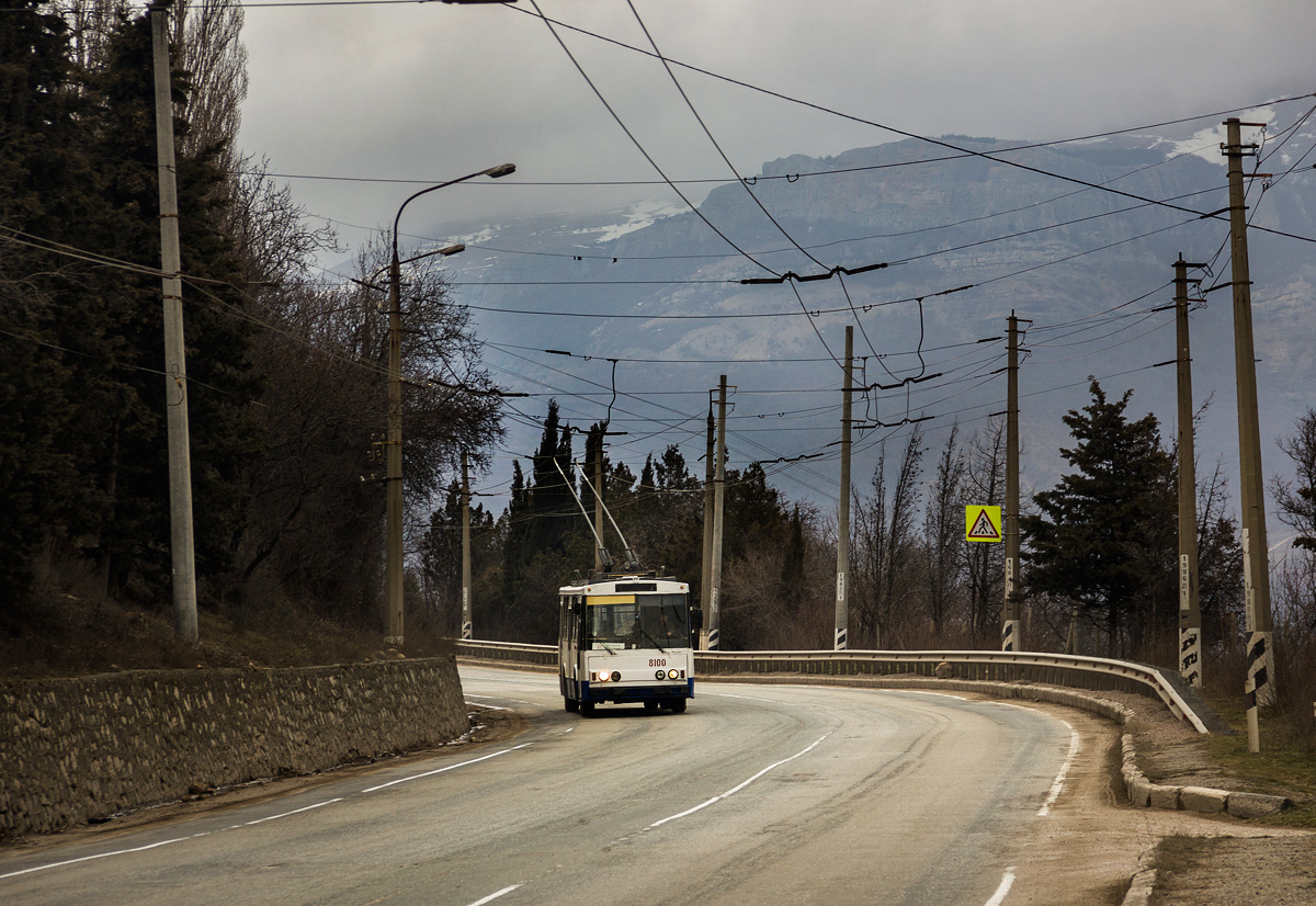 Крымскі тралейбус, Škoda 14Tr89/6 № 8100