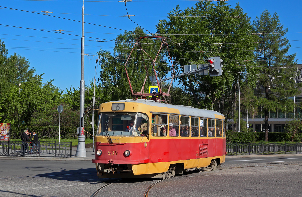 Екатеринбург, Tatra T3SU (двухдверная) № 639
