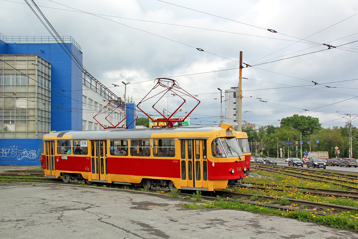 Екатеринбург, Tatra T3SU № 598