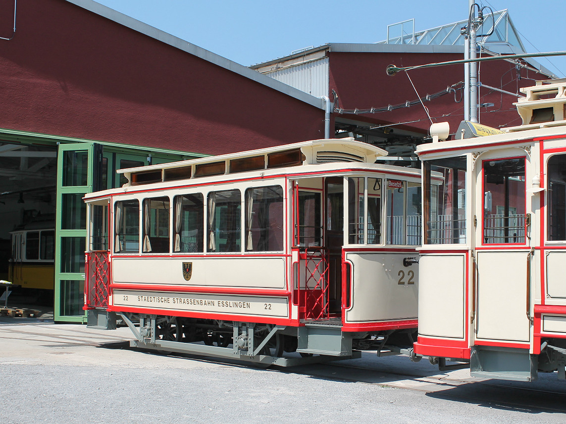 Stuttgart, Esslingen 2-axle trailer car Br. 22 Stuttgart, Esslingen 2-axle trailer car Br. 22