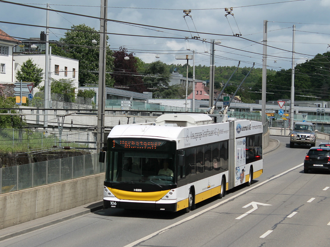 Шаффхаузен, Hess SwissTrolley 3 (BGT-N2C) № 106
