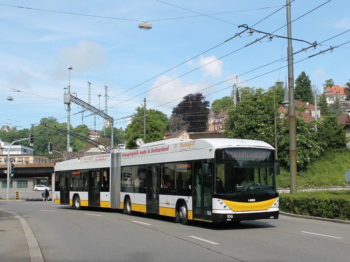 Шаффхаузен, Hess SwissTrolley 3 (BGT-N2C) № 106