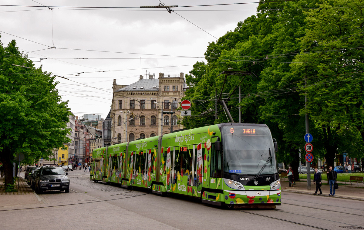 Рига, Škoda 15T1 ForCity Alfa Riga № 58011