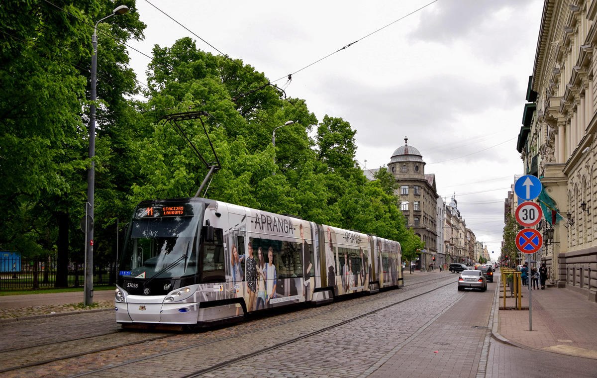 Рыга, Škoda 15T ForCity Alfa Riga № 57038