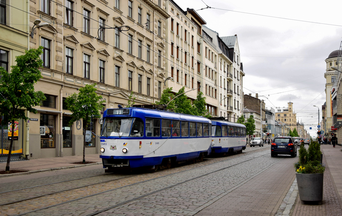 Рига, Tatra T3A № 51493