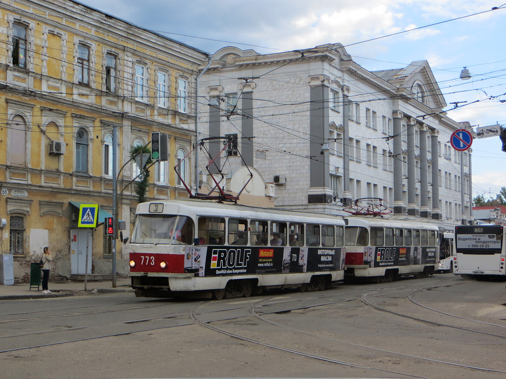 Самара, Tatra T3SU (двухдверная) № 773