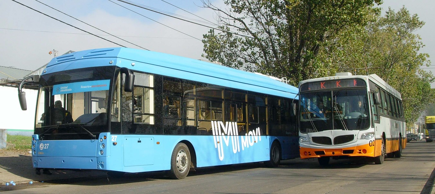 Росарио, Тролза-5265.03 «Мегаполис» № 27; Росарио, Marcopolo Torino № 02