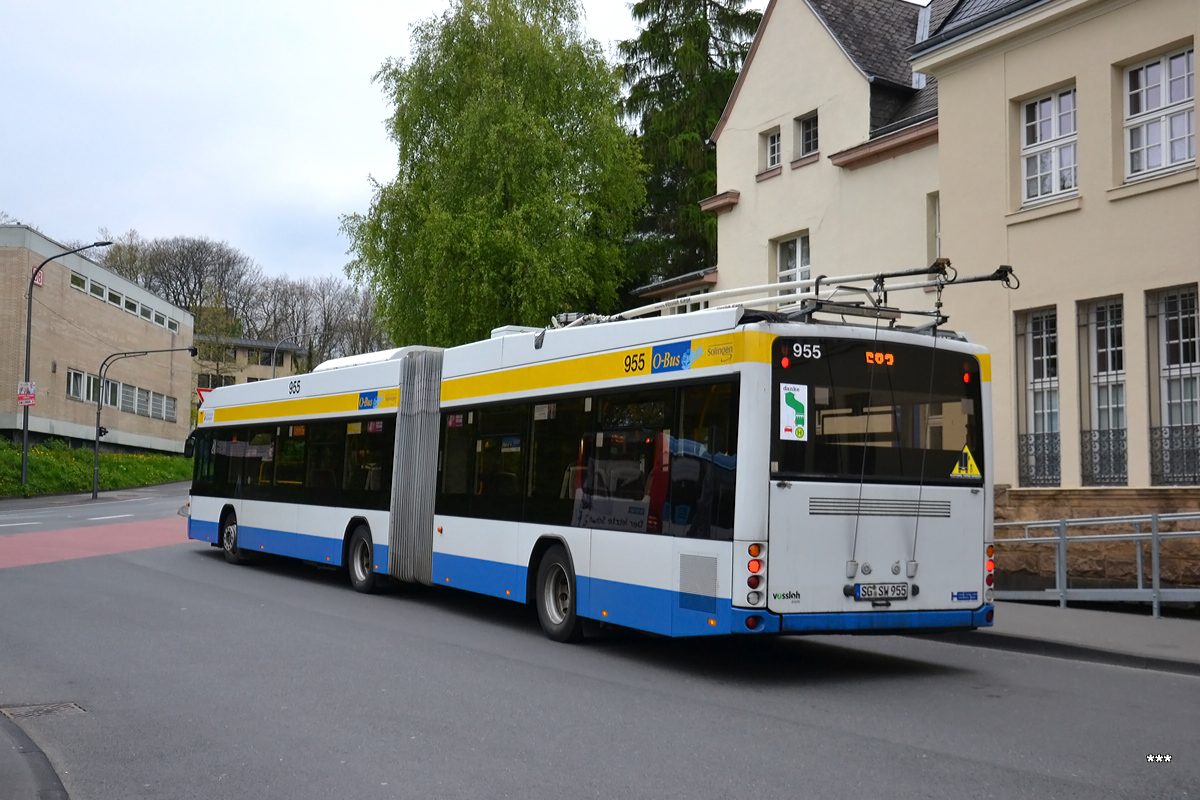 Золинген, Hess SwissTrolley 3 (BGT-N2C) № 955