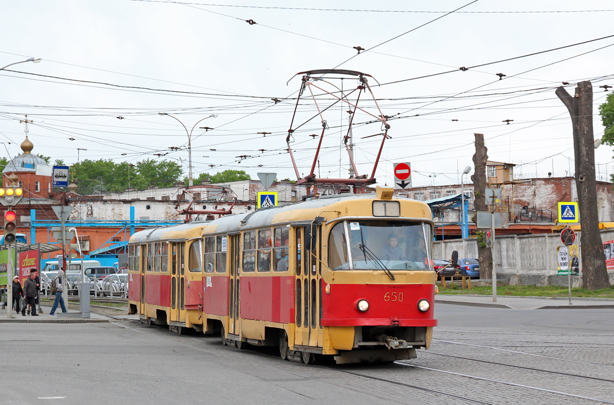 Екатеринбург, Tatra T3SU № 650