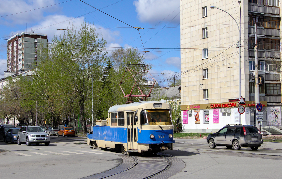 Екатеринбург, Tatra T3SU (двухдверная) № 969