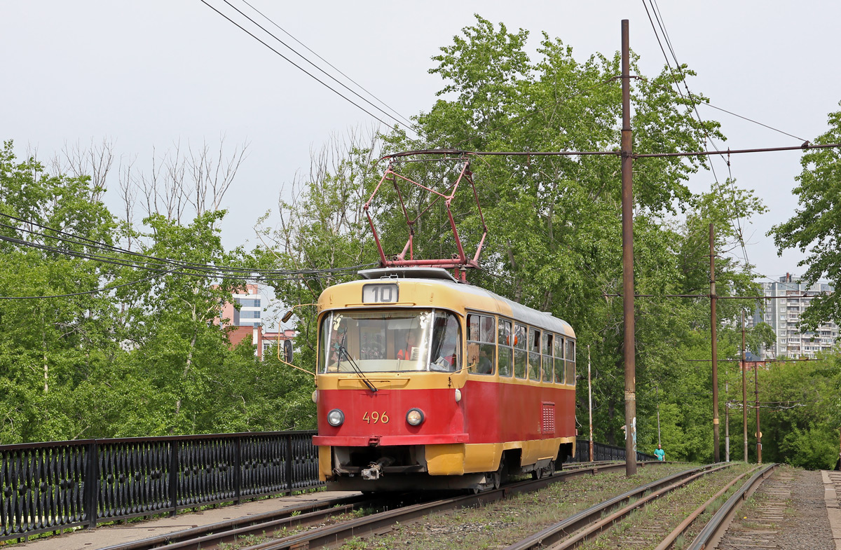 Єкатеринбург, Tatra T3SU (двухдверная) № 496