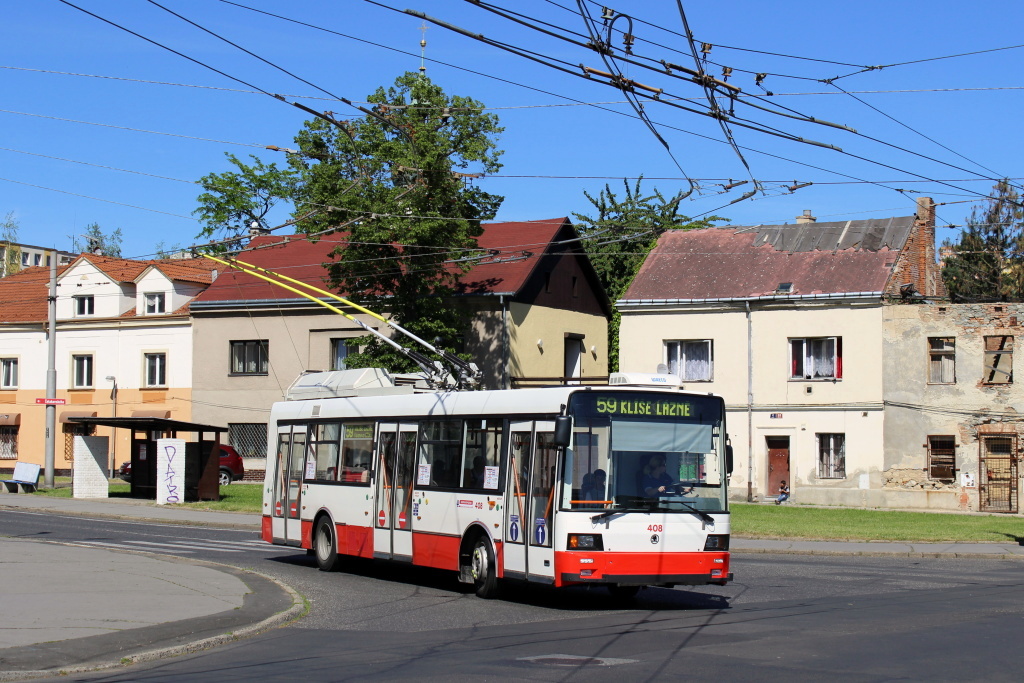 Uście nad Łabą, Škoda 21TrIGCT Nr 408 Uście nad Łabą, Škoda 21TrIGCT Nr 408