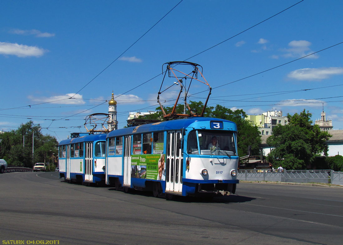 Харьков, Tatra T3A № 5117