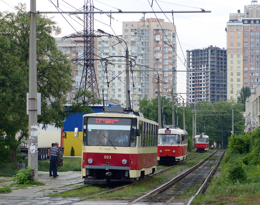 Киев, Tatra T6B5SU № 003