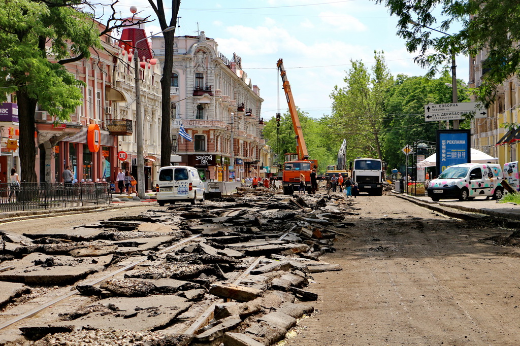 Одесса — 2016-2018 — Реконструкция Преображенской улицы