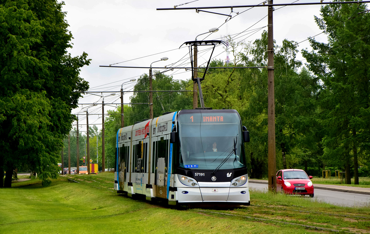 Рига, Škoda 15T ForCity Alfa Riga № 57191