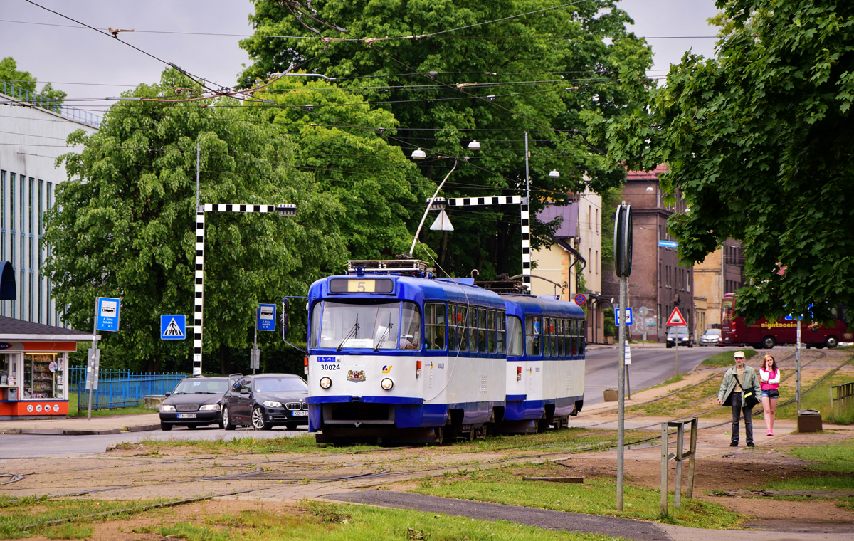 Рига, Tatra T3A № 30024; Рига, Tatra T3A № 30035