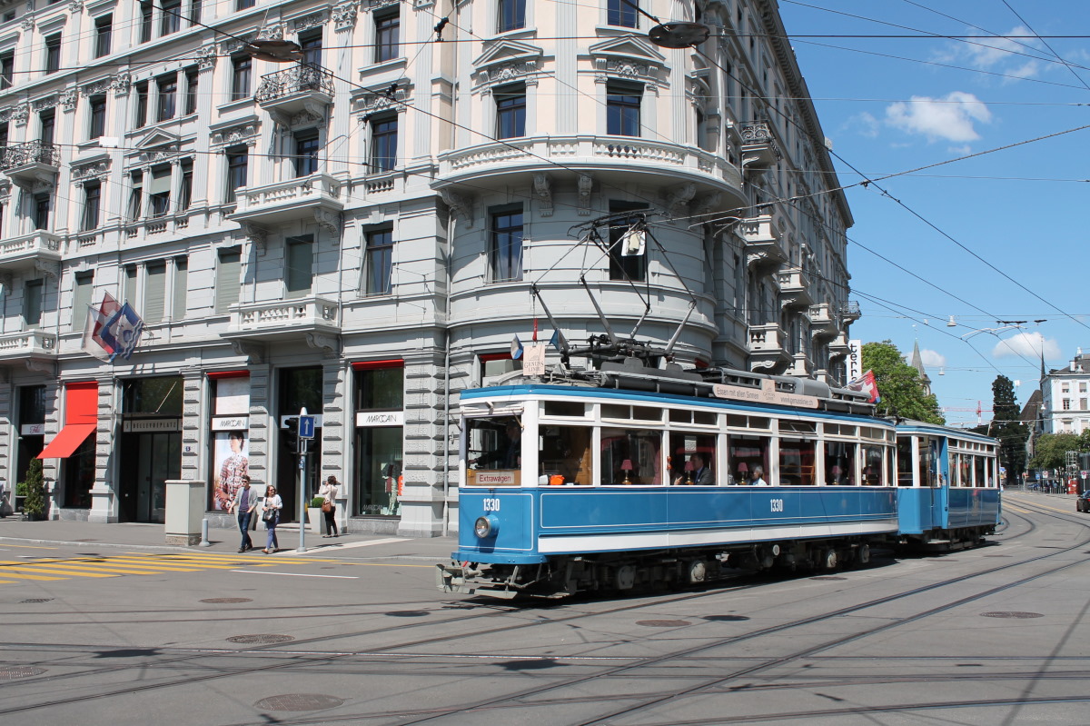 Zurich, SWS/MFO Ce 4/4 "Elefant" Br. 1330; Zurich — 50th anniversary of TMZ, 10th anniversary of Museum Burgwies