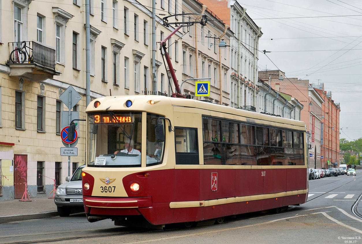 Санкт-Петербург, ЛМ-68М2 (мод. СПб ГЭТ) № 3607