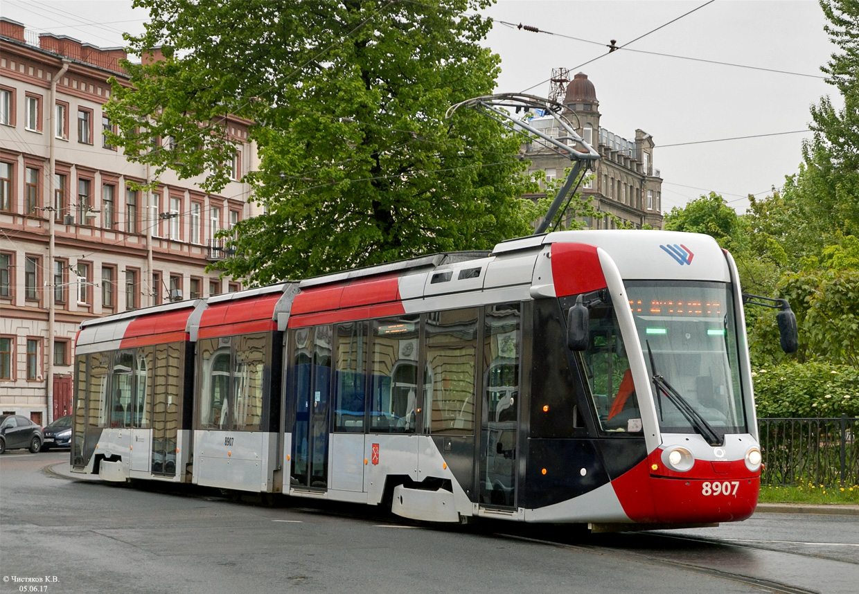 Санкт-Петербург, 71-801 (Alstom Citadis 301 CIS) № 8907