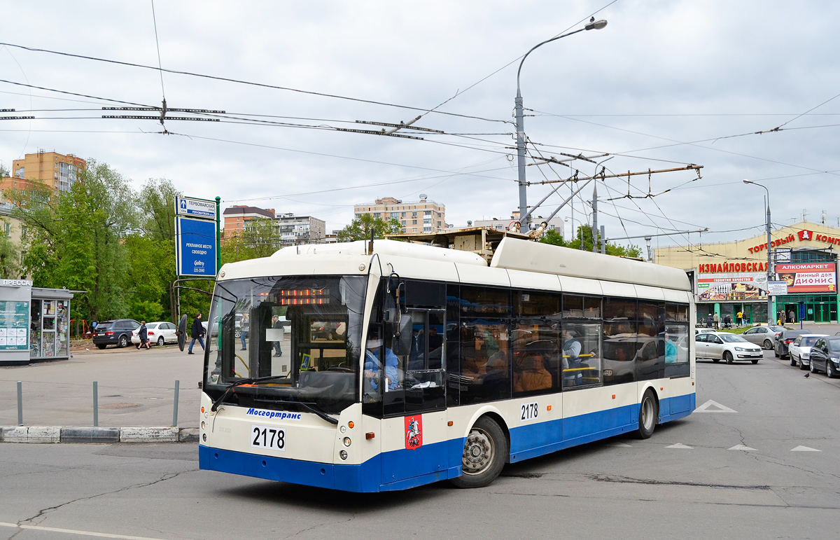 Москва, Тролза-5265.00 «Мегаполис» № 2178