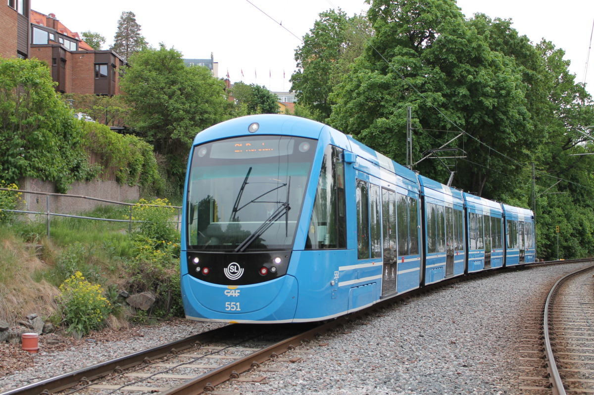 Стокгольм, CAF Urbos AXL № 551