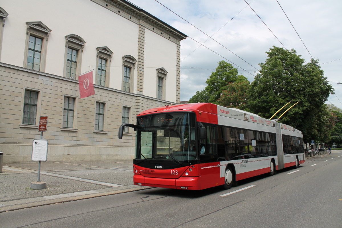 Винтертур, Hess SwissTrolley 3 (BGT-N1C) № 103