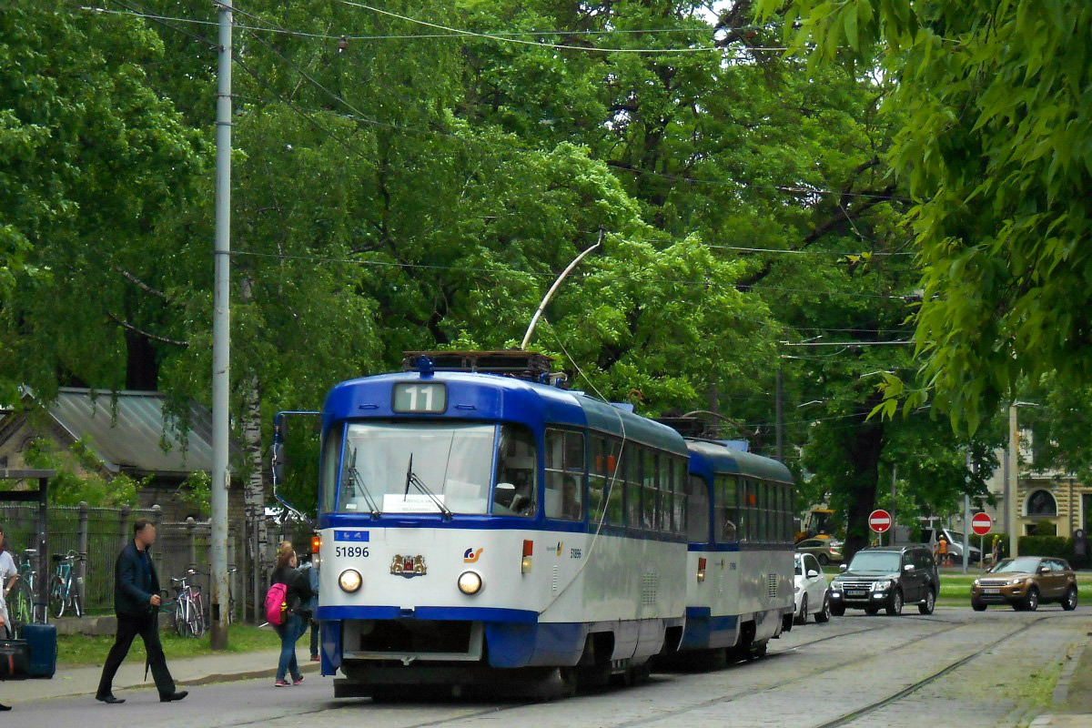 Рига, Tatra T3A № 51896