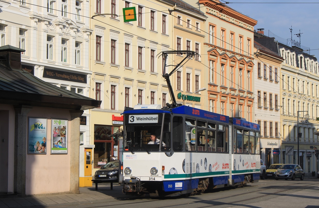 Гёрлиц, Tatra KT4DC № 314