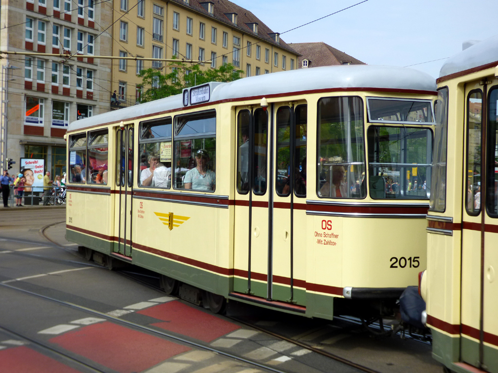 Дрезден, Gotha B4-62 № 2015 (251 314); Дрезден — 25 лет Трамвайного музея — 50 лет Татры (03.06.2017)