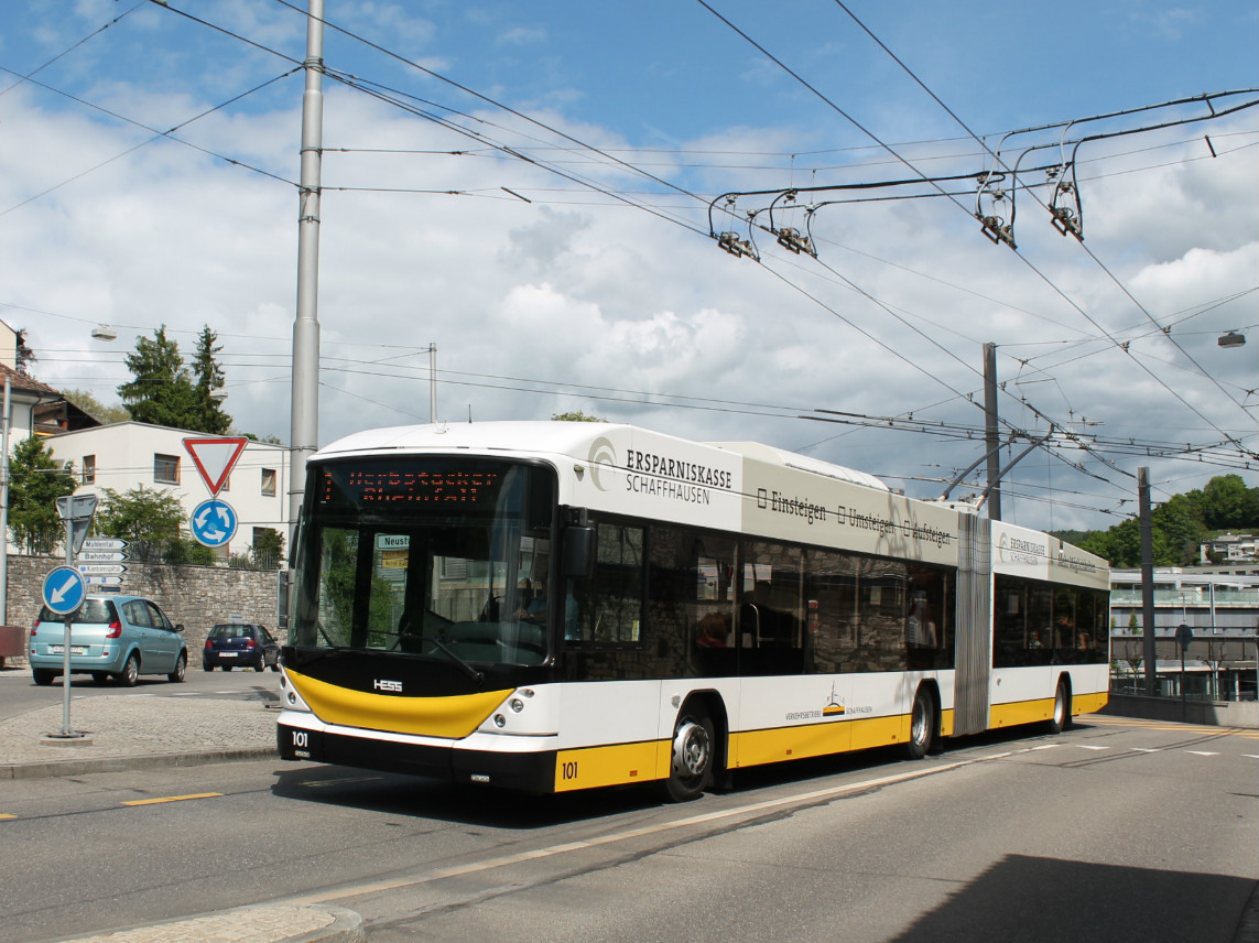 Schaffhausen, Hess SwissTrolley 3 (BGT-N2C) — 101