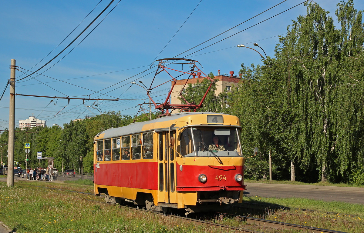 叶卡捷琳堡, Tatra T3SU (2-door) # 494