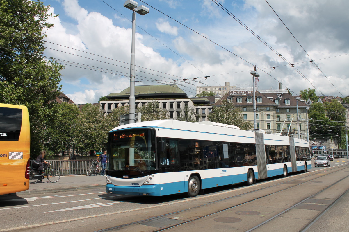 Цюрих, Hess lighTram (BGGT-N2C) № 81 Цюрих, Hess lighTram (BGGT-N2C) № 81