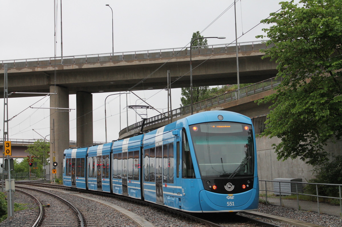 Стокгольм, CAF Urbos AXL № 551