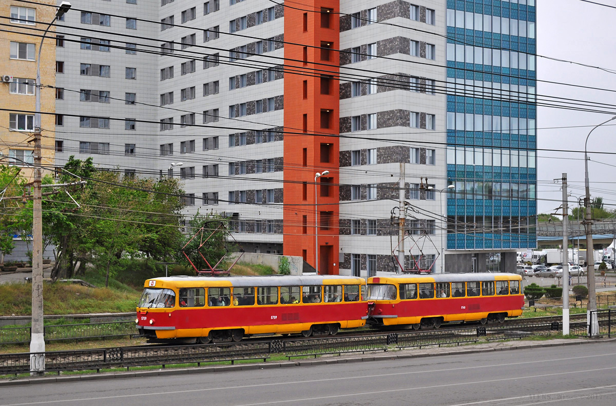Volgograd, Tatra T3SU № 5759; Volgograd, Tatra T3SU № 5760
