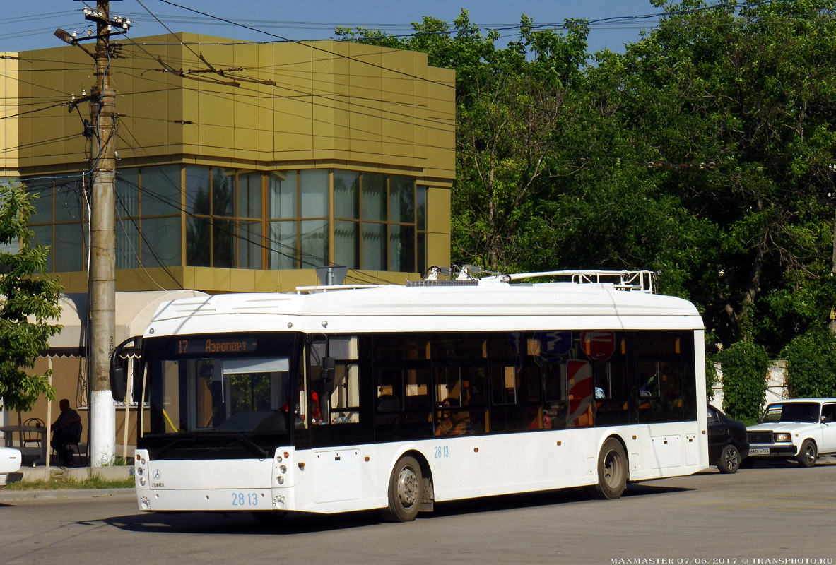 Крымский троллейбус, Тролза-5265.03 «Мегаполис» № 2813; Крымский троллейбус — Движение троллейбусов без КС (автономный ход)