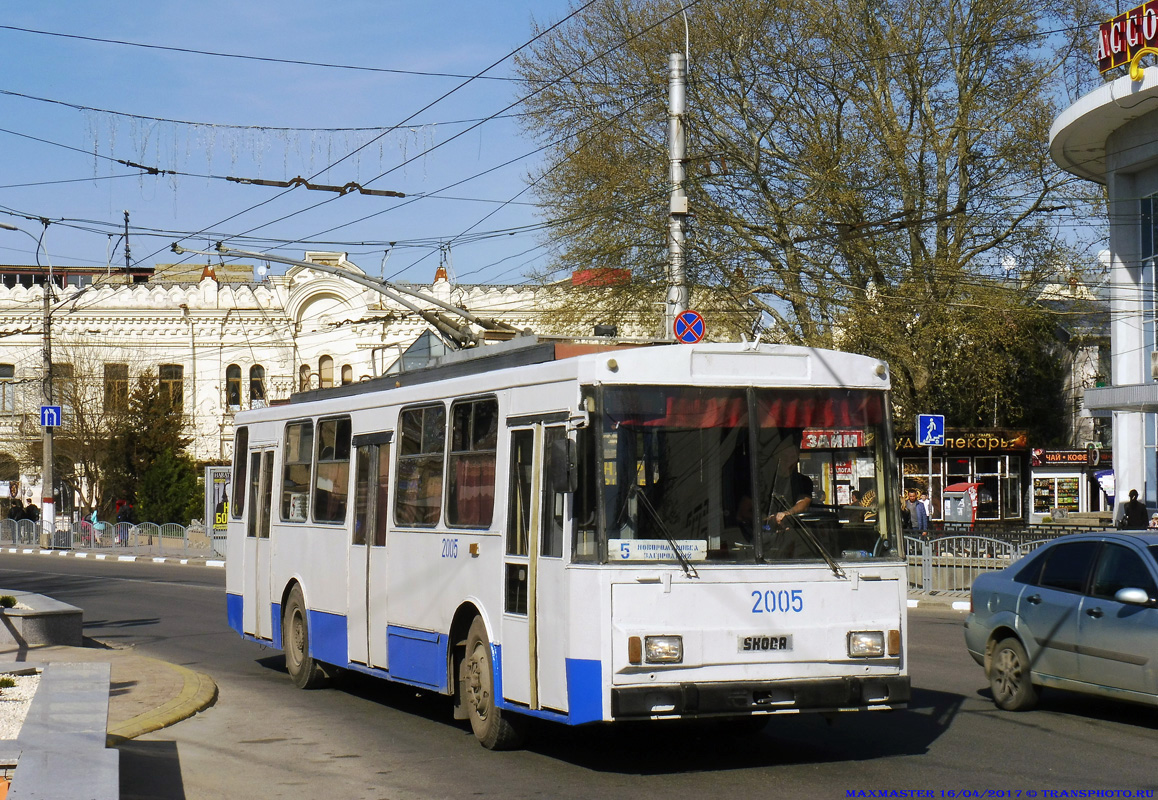 Крымский троллейбус, Škoda 14Tr02/6 № 2005