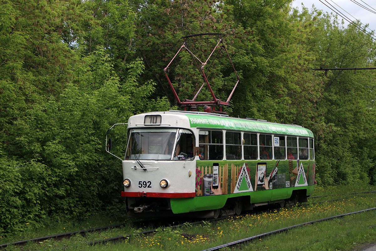 Yekaterinburg, Tatra T3SU Nr. 592