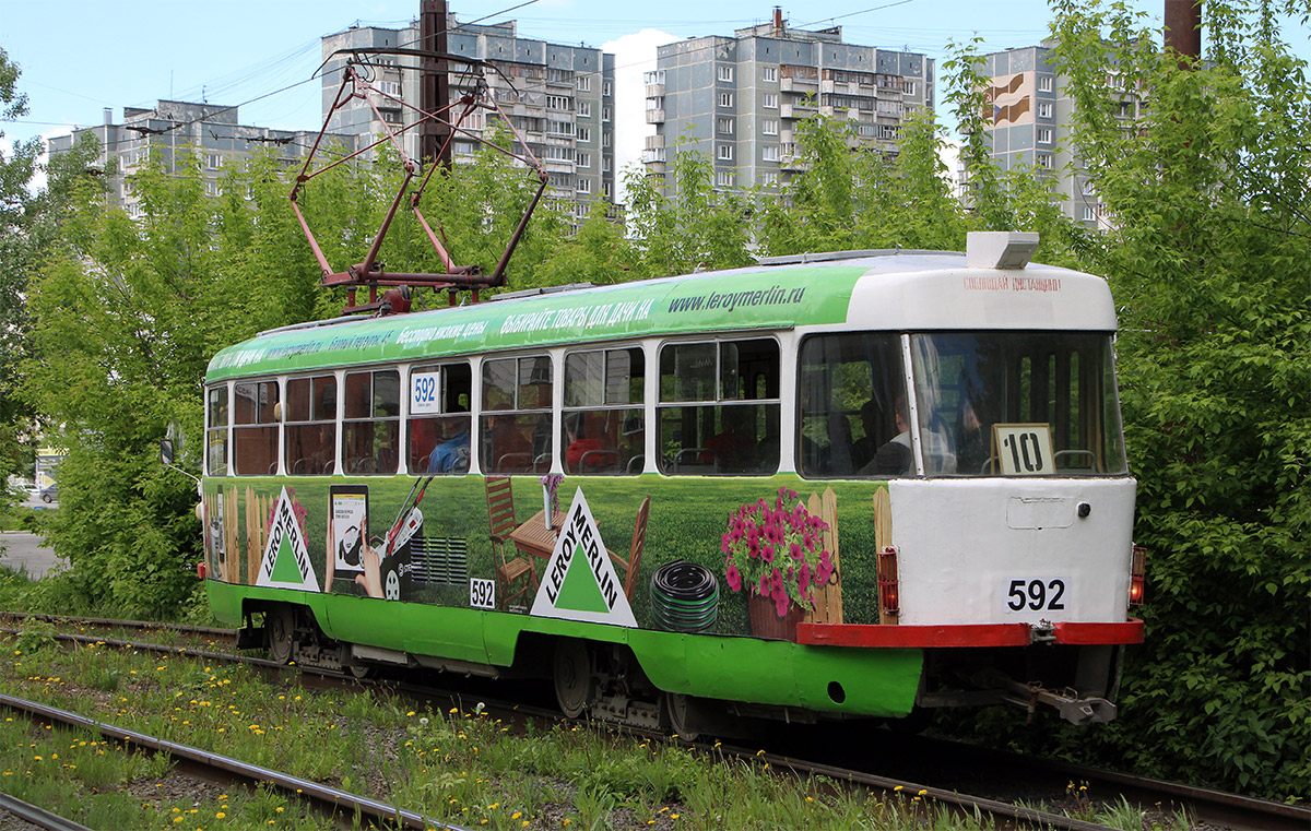 Jekaterinburg, Tatra T3SU Nr. 592