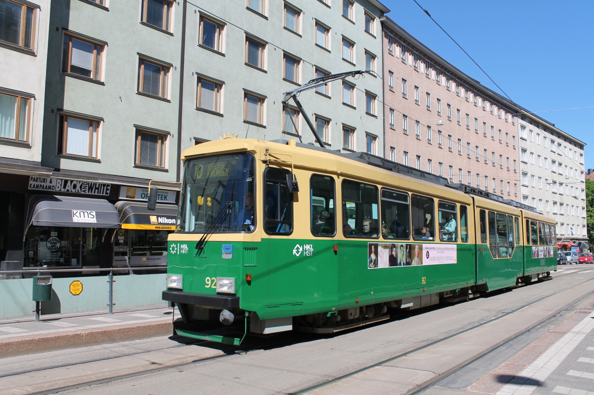 Хельсинки — Эспоо, Valmet MLNRV2 № 92