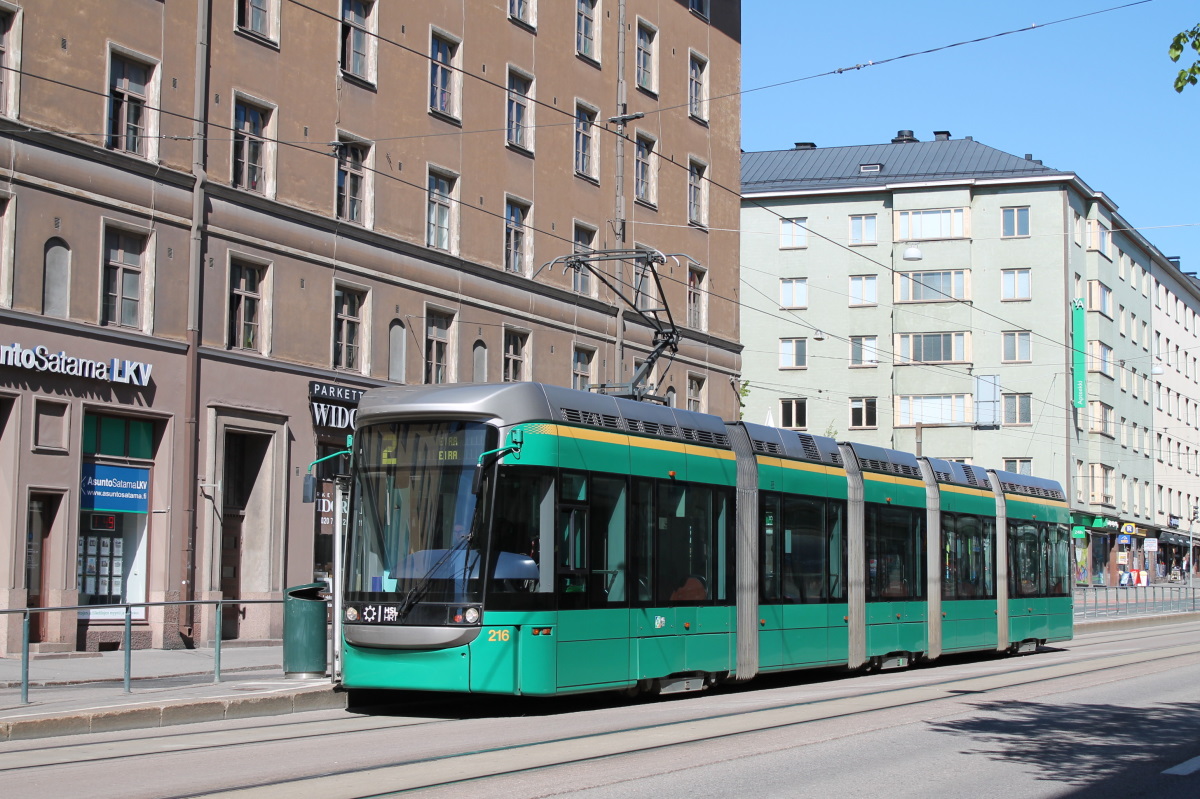 Helsinki — Espoo, Bombardier Variotram MLRV1 Nr 216
