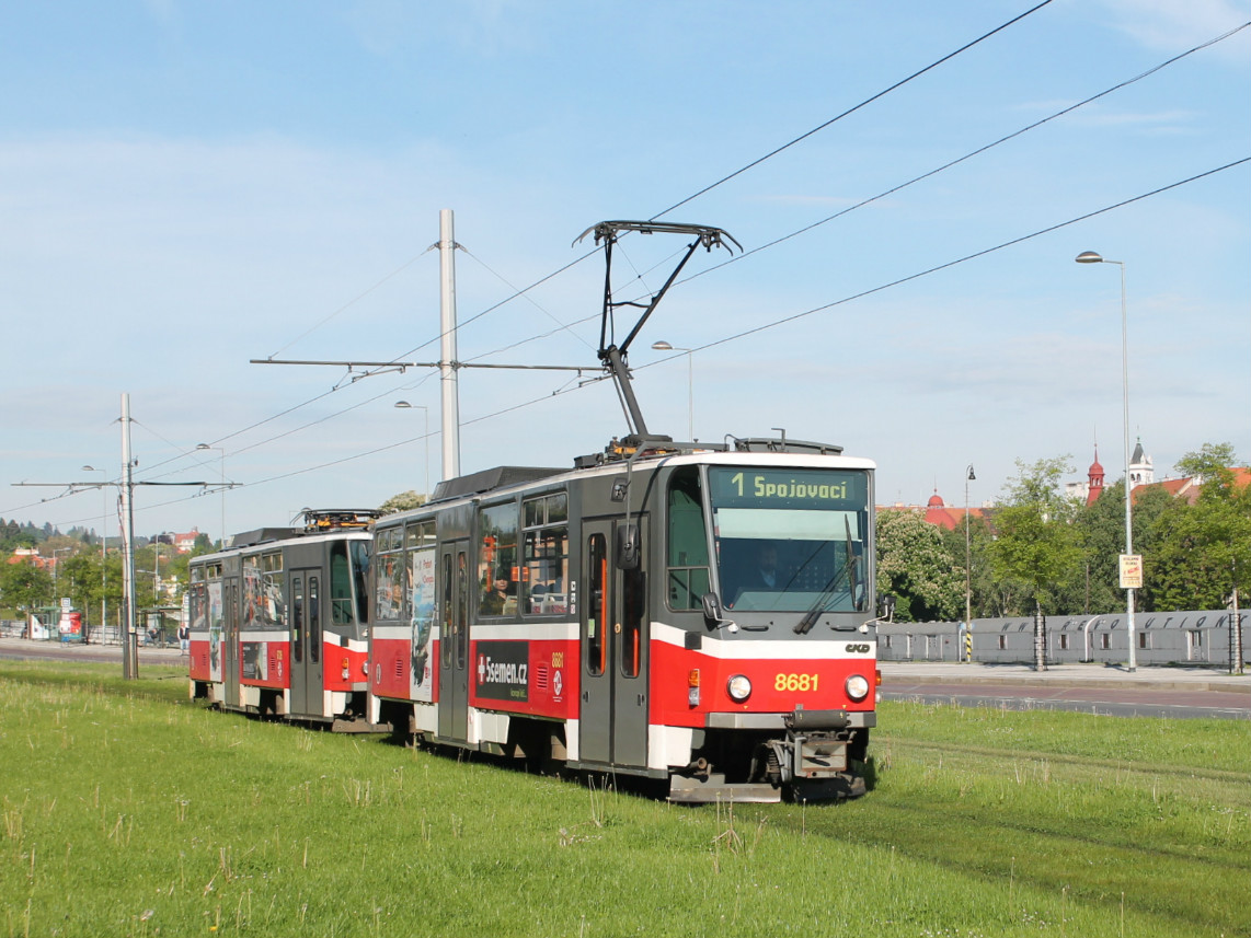 Прага, Tatra T6A5 № 8681
