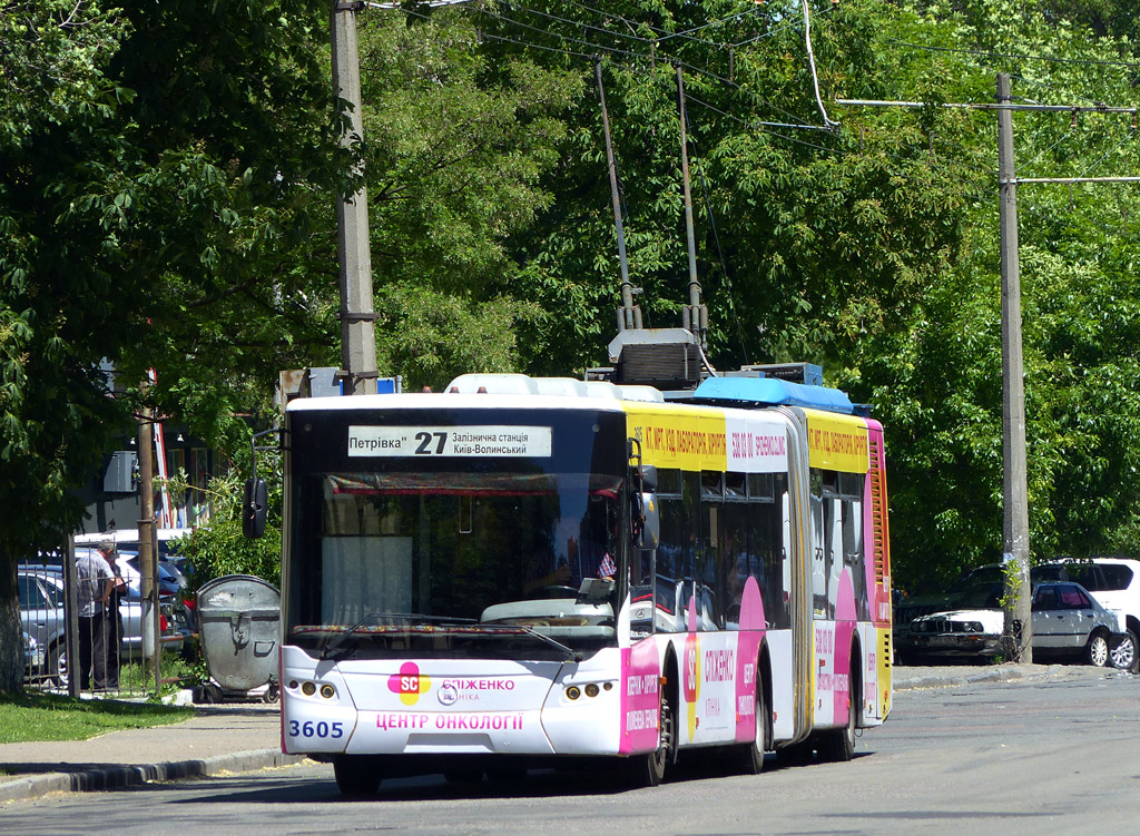 Киев, ЛАЗ E301D1 № 3605