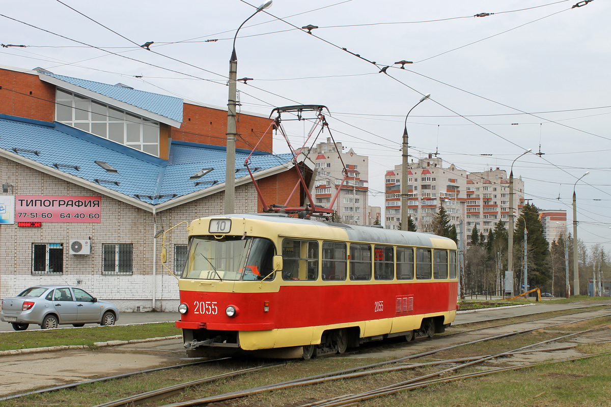 Ižkar, Tatra T3SU mod. Izhevsk № 2055