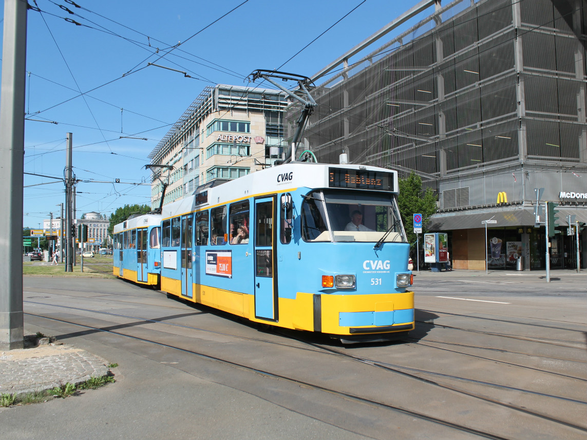 Хемниц, Tatra T3DM № 531