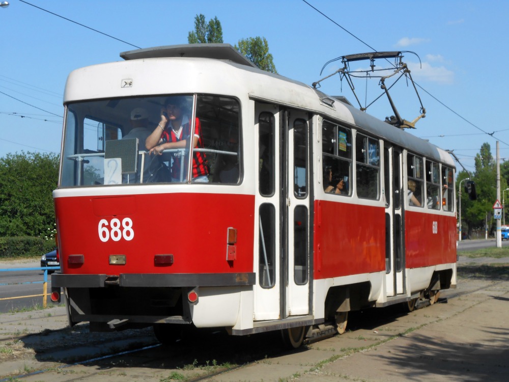 Kamieńskie, Tatra T3SU Nr 688