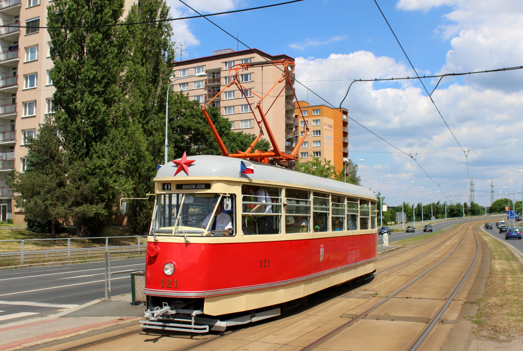 Пльзень, Tatra T1 № 121 Пльзень, Tatra T1 № 121